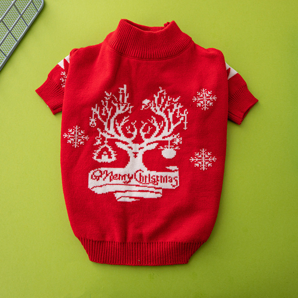 Pull de Noël pour chien, motif Merry Christmas