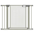 Barrière de sécurité pour animaux à fermeture automatique, 75-103 cm – grise