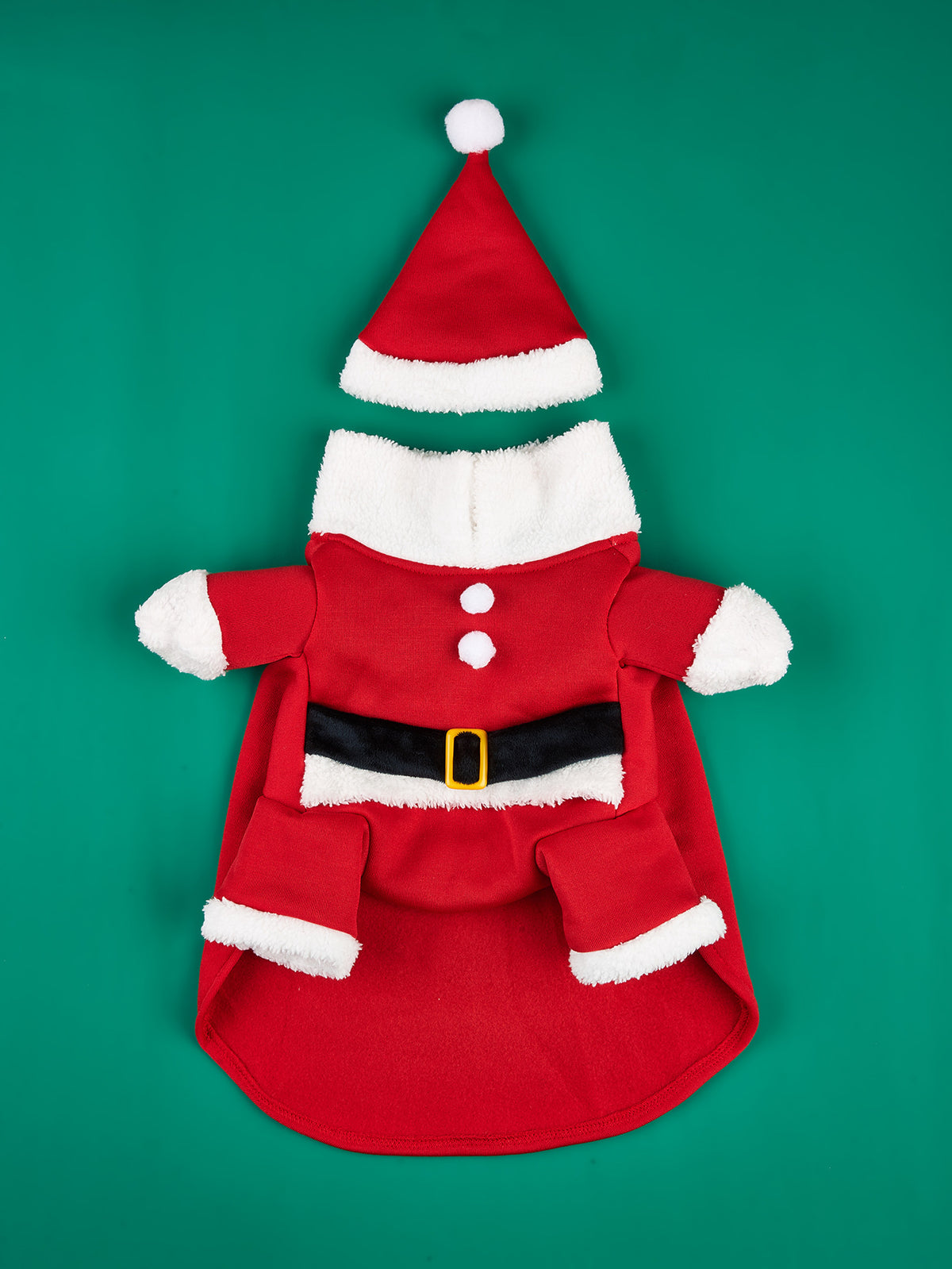 Veste et bonnet de Père Noël pour chien
