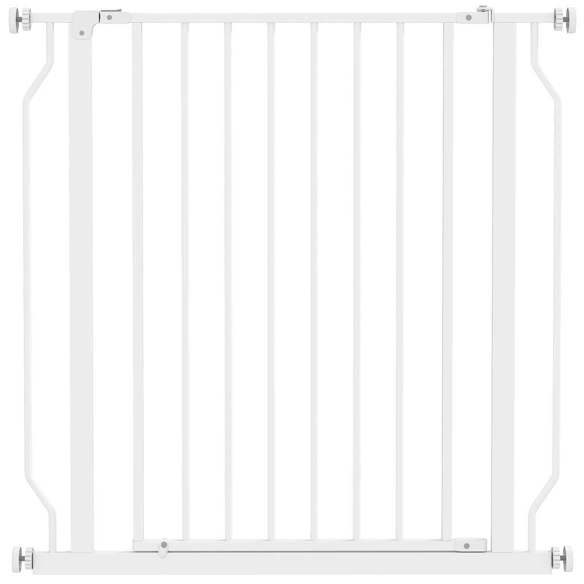 Barrière de sécurité pour animaux réglable, 75-85 cm – blanche
